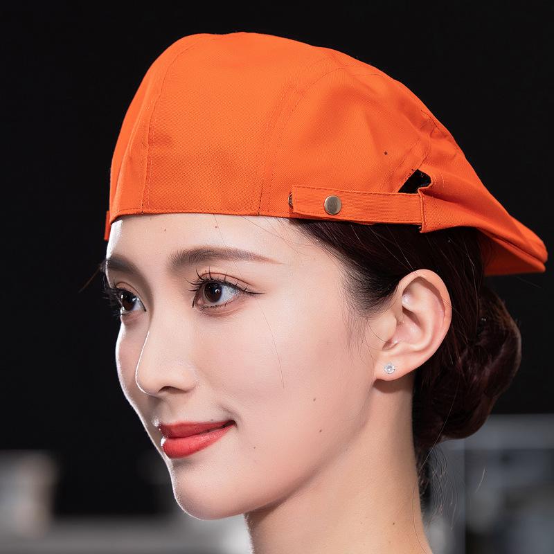 Adjustable Beret Work Cap for Restaurant Staff Adjustable