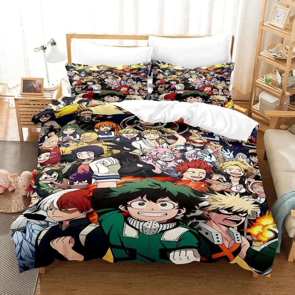 Comforter New My Hero Academia Bedding Set For Bedroom Soft Modern S Comefortable Kids And