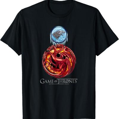 Game of Thrones Targaryen Stark Kombiniertes T-Shirt