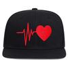 Unisex Heart Electrocardiogram Embroidery Hip-hop Hats Spring Autumn Outdoor Adjustable Casual Baseball Caps Sunscreen Hat