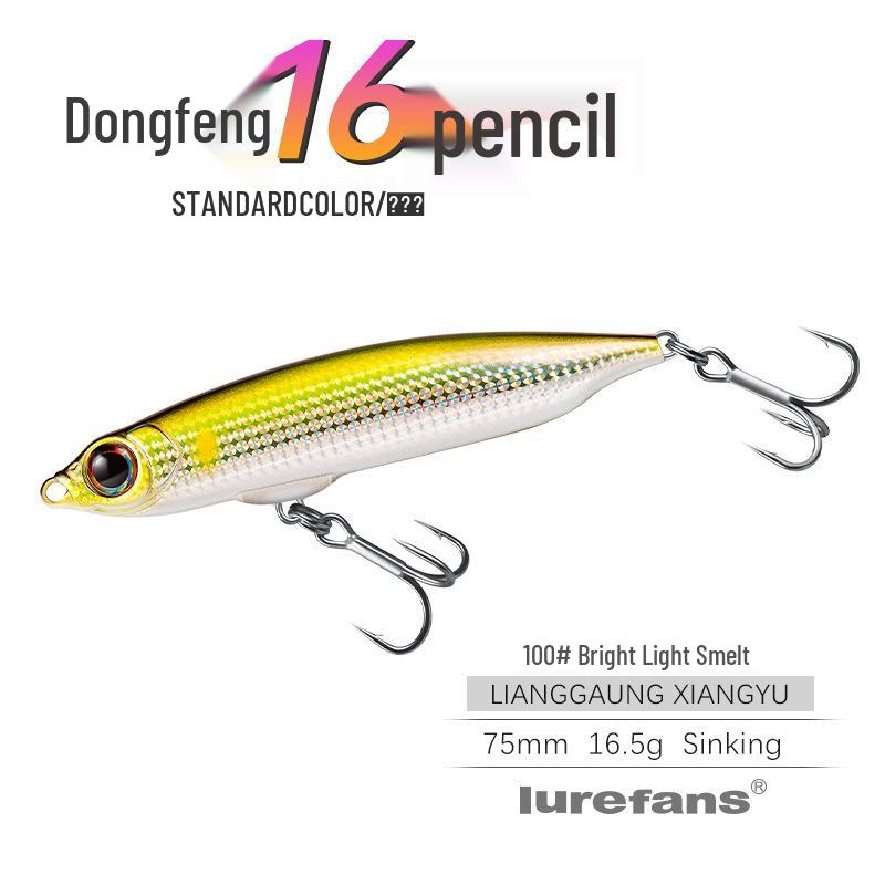 LureFans Great River Dongfeng 16 | Langwurf Sinkender Pencil Köder
