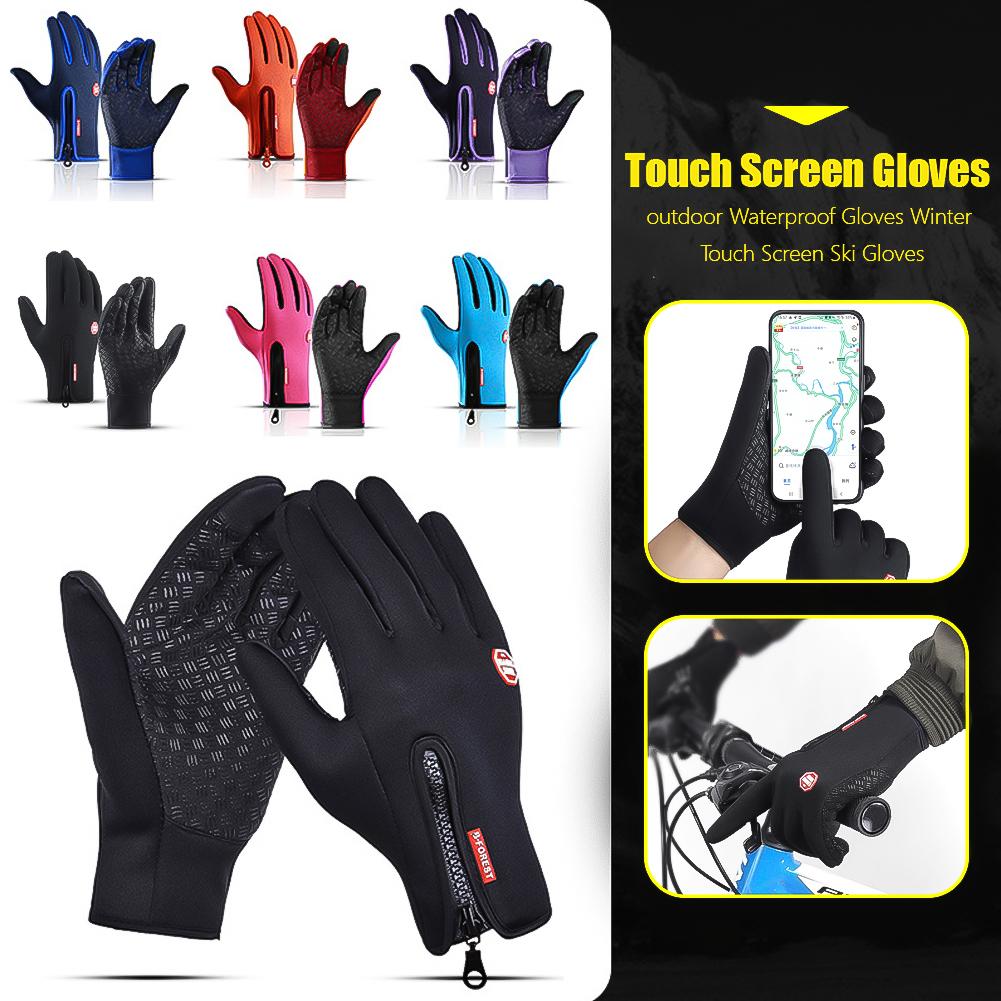 Free Shipping Windproof Winter Warm Gloves for Benelli Bn 125 Snowboard Ce Approved Men'S Motorcycle Gloves