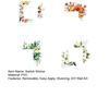 4 Pcs Plants Flower Switch Stickers Leaves Floral Light Switch Decal Removable Socket