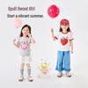 B.Duck Girls' Cotton Strawberry Short-Sleeved T-Shirt