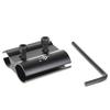 1Pc Metal Fixture QQ Clip 8 Word Bracket Metal Pipe Clamp Cable Clip Clamps Two 8 Word Clips 185 186 T2008 Black High Quality