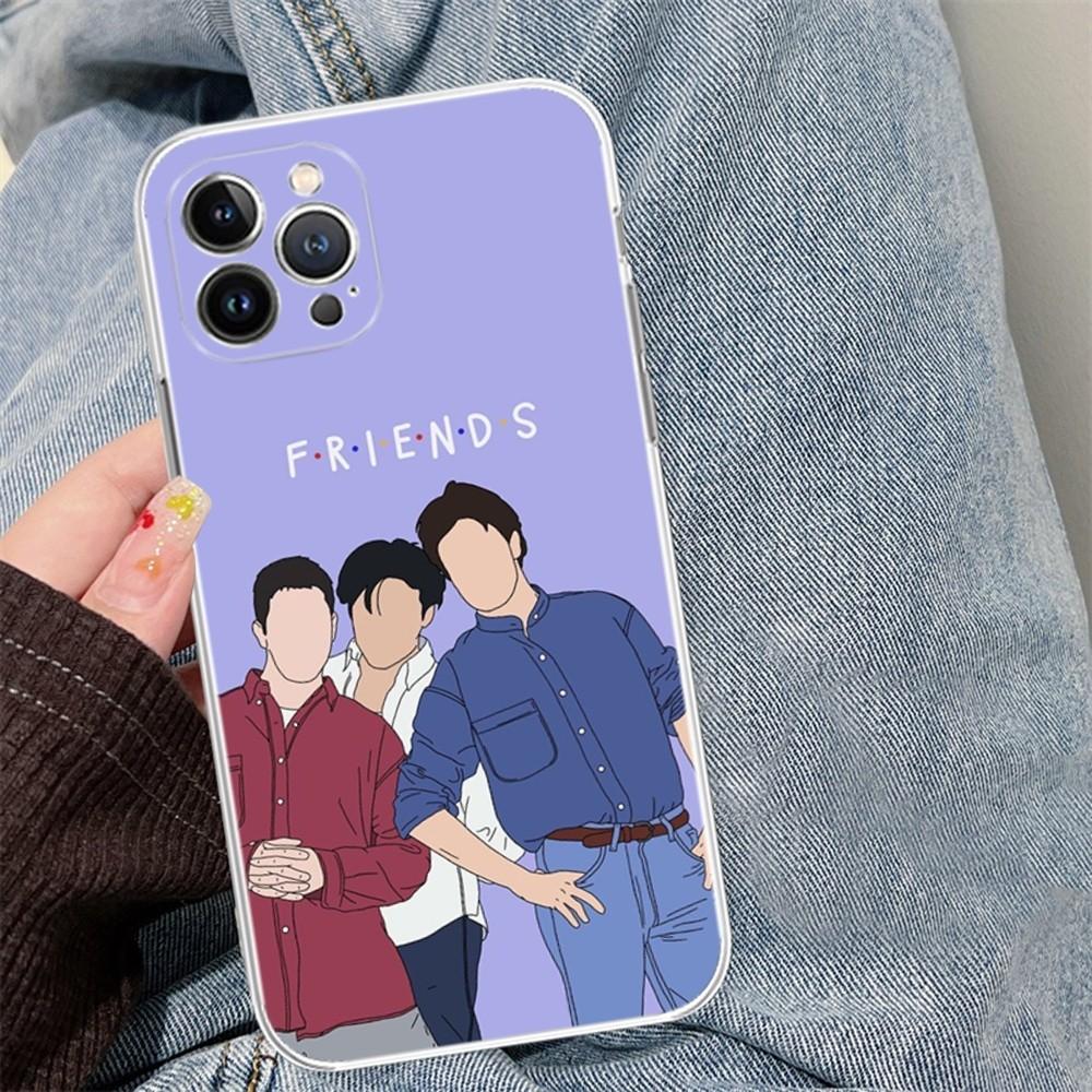 F-Friends Tv Show Mousepad Silicone Soft For Iphone 16 15 14 13 12 11 Pro Mini XS MAX Plus X Cover