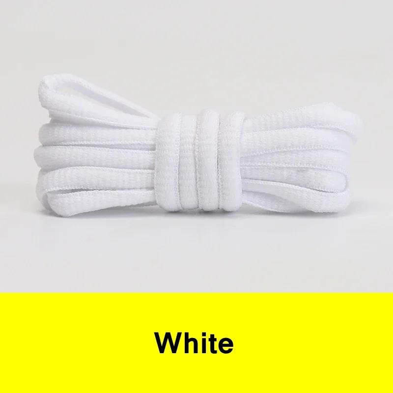 New Oval Sneakers Shoe Laces Semicircle Sports Shoelaces Classic Round Shoelace Woven Casual Boots Shoestrings for Adult Unisex