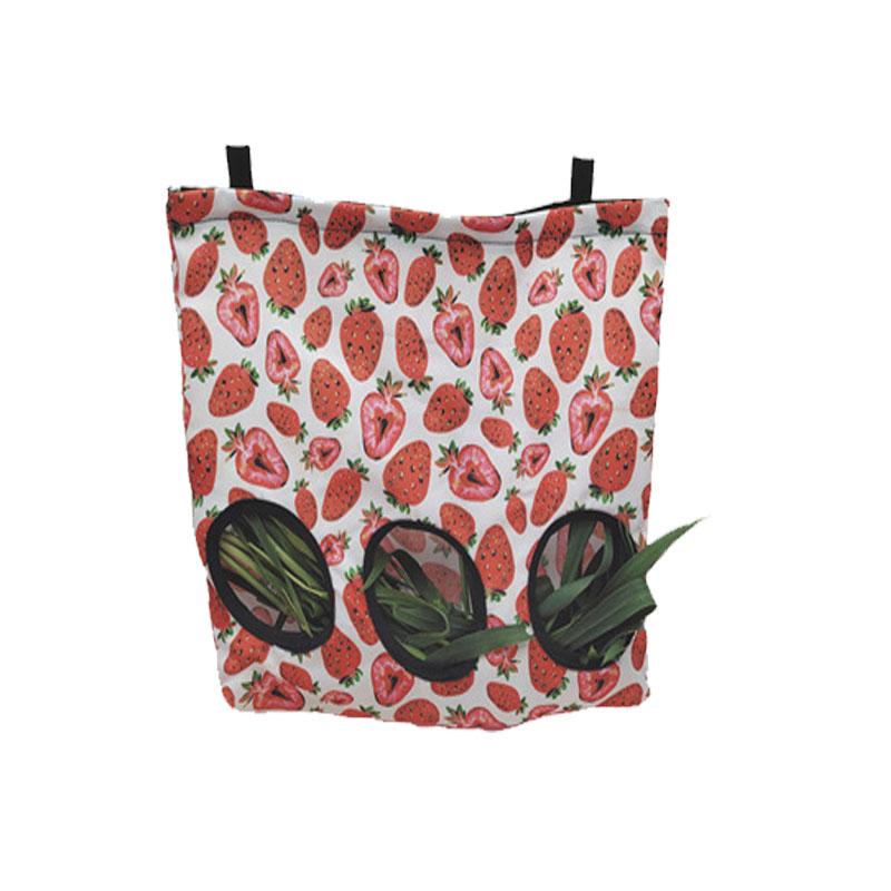 2/3 Holes Hanging Hay Bag for Bunny Guinea Pigs Small Animal Feeder Rabbit Food Dispensers Bag Cage Accessories Pet Feeding Bag