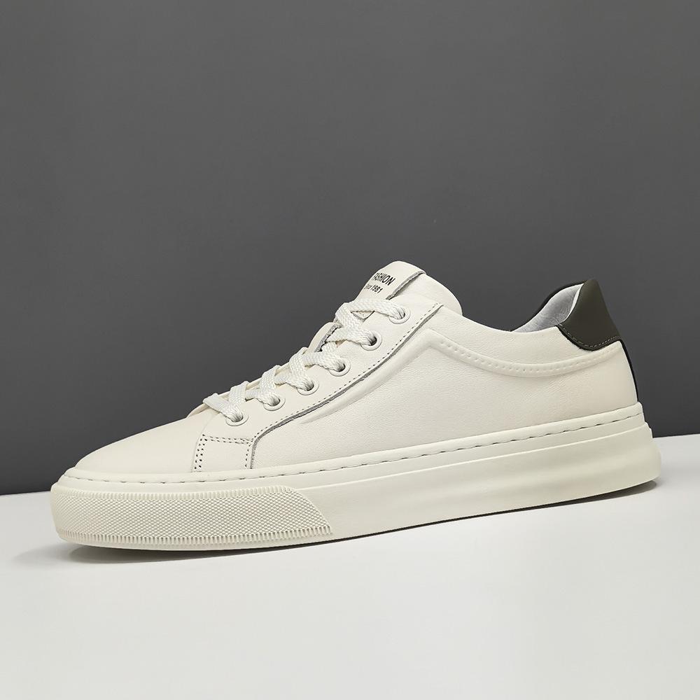 Высококачественная кожаная обувь дышащая обувь легкая роскошь мягкая подошва повседневная обувь 38