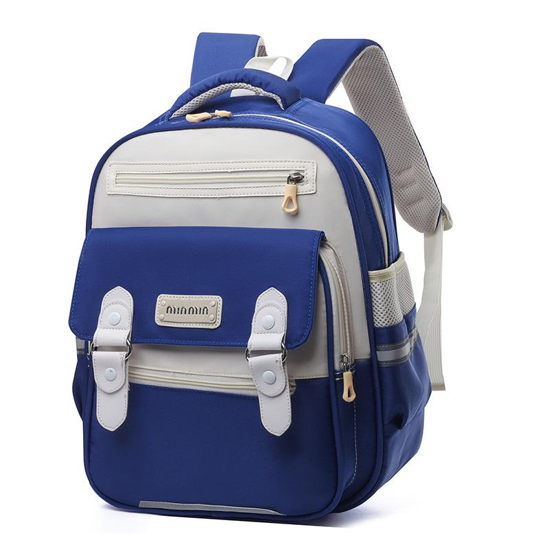 

Unisex Lightweight Student Backpack With Large Capacity And Decoration Letter синій