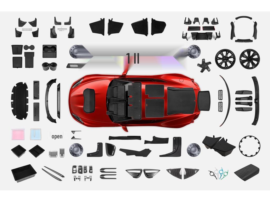Tesla Model Y Insect Net & Air Inlet Protector with Water Deflector Tray