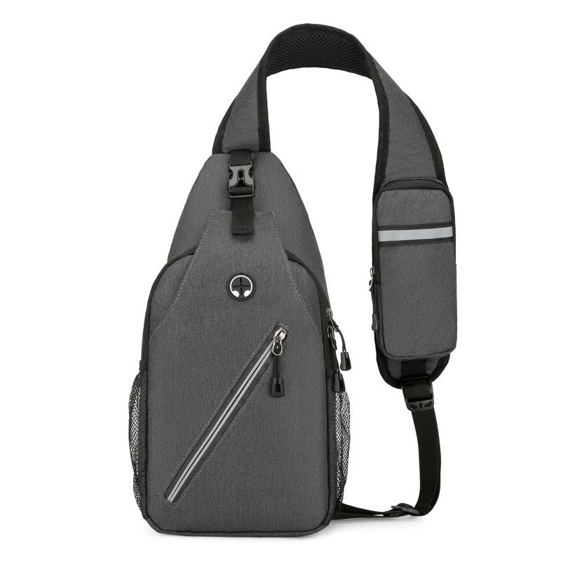 Unisex Chest Bag Simple Storage Bag Lightweight Travel Small Backpack Crossbody Bag Fashion Casual Single Should Bags