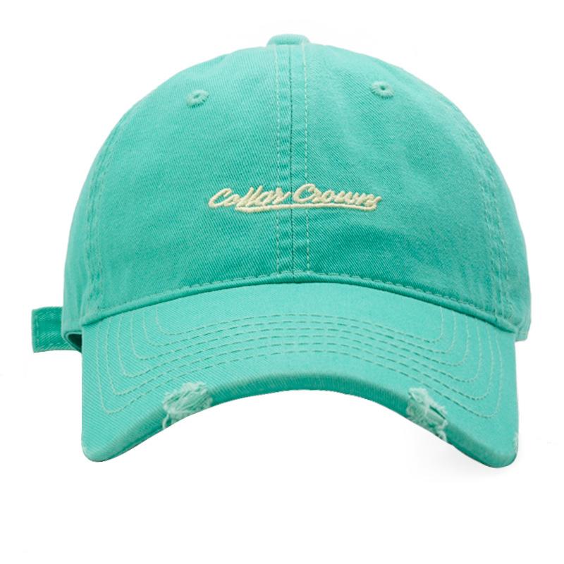 Spring and summer hats, women's summer high-quality alphabet baseball caps, street tide ripped peaked caps, male and female couples