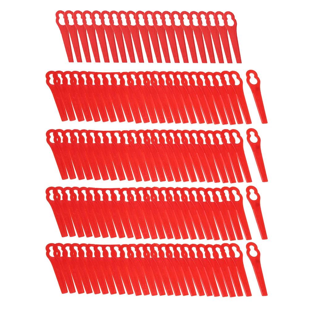 20/60/100/120pcs Strimmer Blades Plastic L83 Grass Cutting Blade Durable Grass Trimming Machine Blade for Cordless Grass Trimmer
