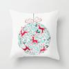 Christmas Cushion Cover Merry Christmas Decoration Pillowcases Santa Claus Throw Pillow Case Christmas Cushion Cover Navidad