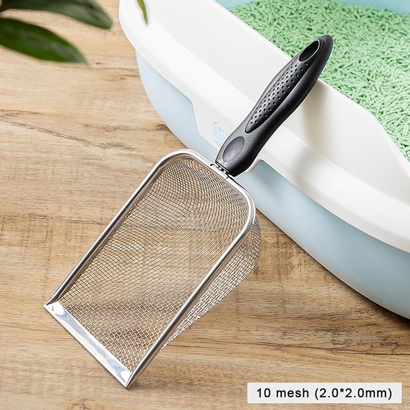 

Durable Stainless Steel Litter Scooper - Ergonomic And Easy To Clean For Cats & Dogs, Heavy-Duty & Sleek Design 1Pc