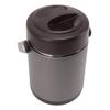 2L Dark Gray Insulated Food Container Multi Layer Stainless Steel Large Capacity Insulation Vacuum Food Jar