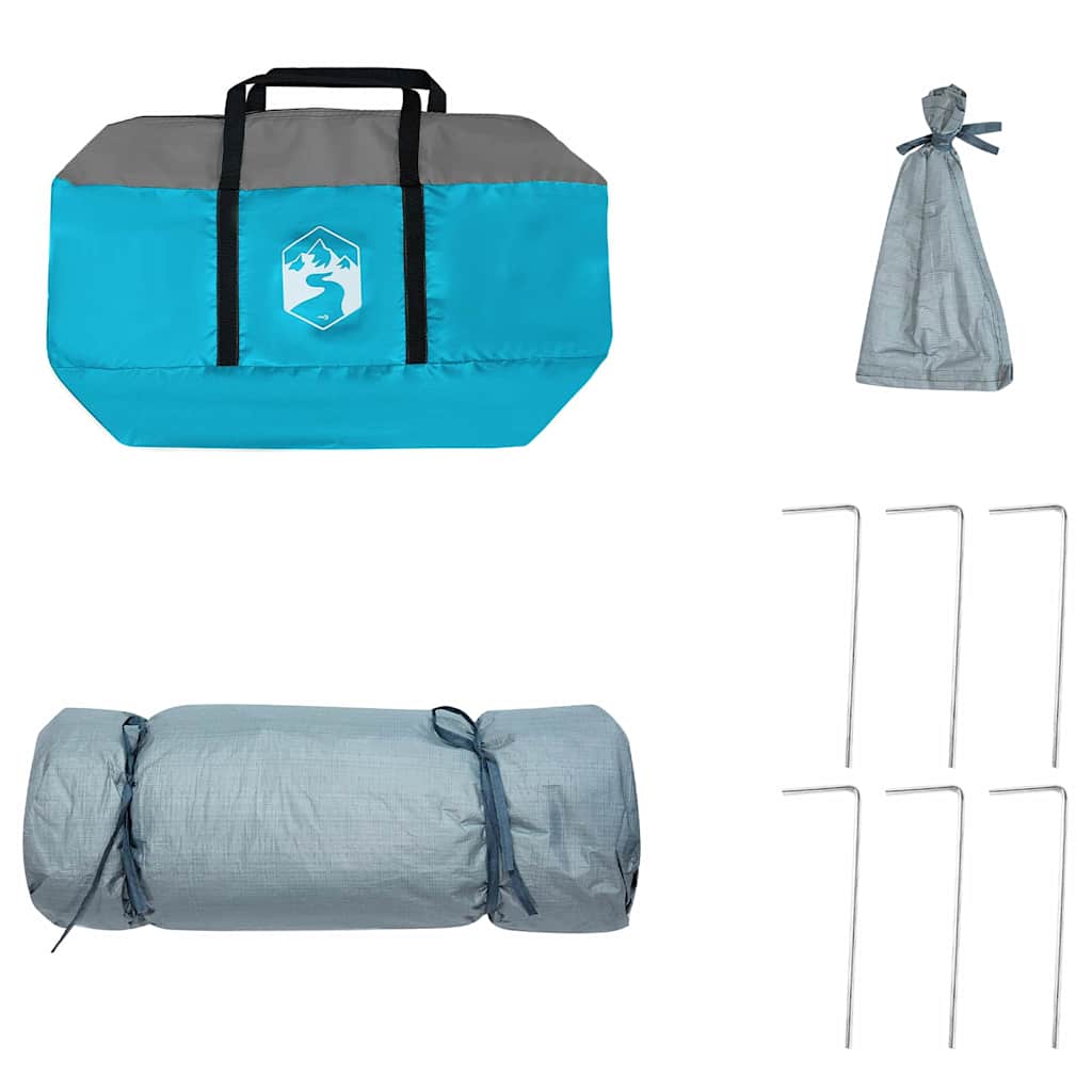 Inner Tent with Roof and Storage Blue 290 X 288 X 234 Cm Taffeta
