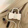 Acrylic dinner bag 2025 small fragrant wind knitted chain box bag European and American women's bow shoulder bag tide