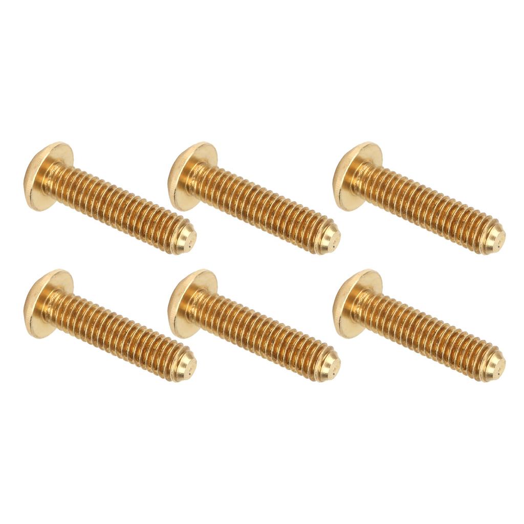 50Pcs Hex Socket Screws Half Round Head Pure Copper Hardware Accessories FastenersM4 X 16mm