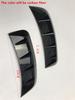 1Pair Car Side Fender Stickers Carbon Fiber Look Arch Wheel Eyebrow Protector