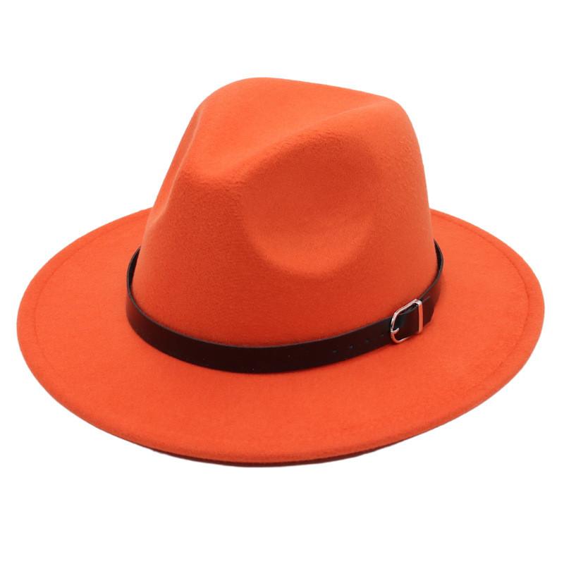 Ethnic Style Vintage Fedora Hat With Wide Brim For Women And Men