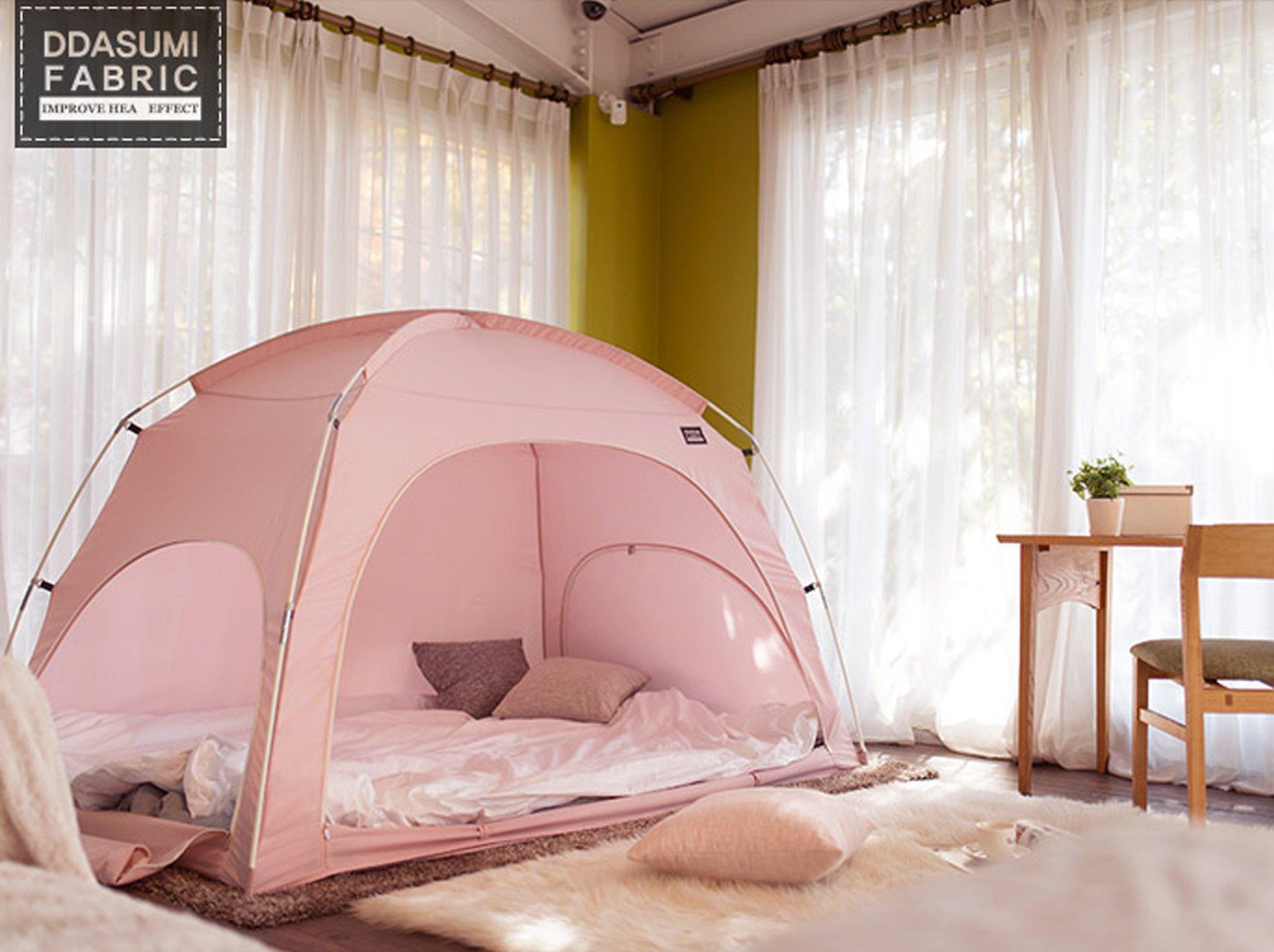 

DDASUMI Heating Tent Fabric for People 1-2 (Pink)