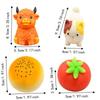 Moldable Animals Squeeze Toy Crunchy Realistic Cat Pinch Sensory Stress Ball  Home Decoration