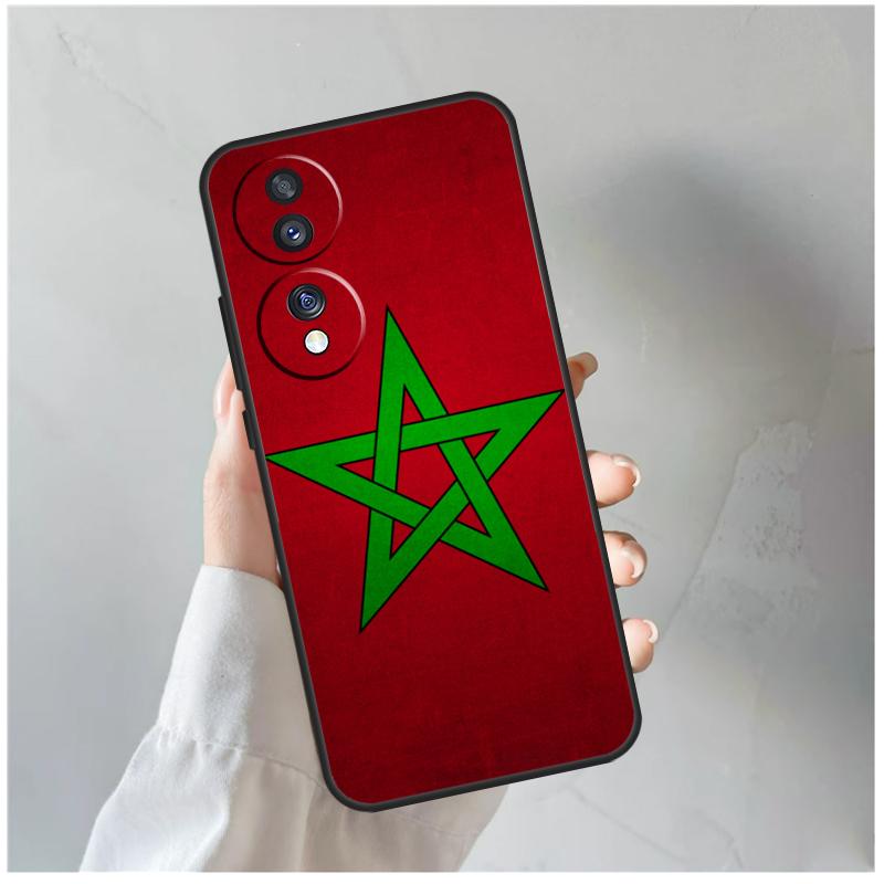 Morocco Moroccan Flag For Honor Magic 7 Lite 6 5 8 Pro Case For Honor X9d X9b X9c X9a X8c X8b 200 400 50 70 Win RT
