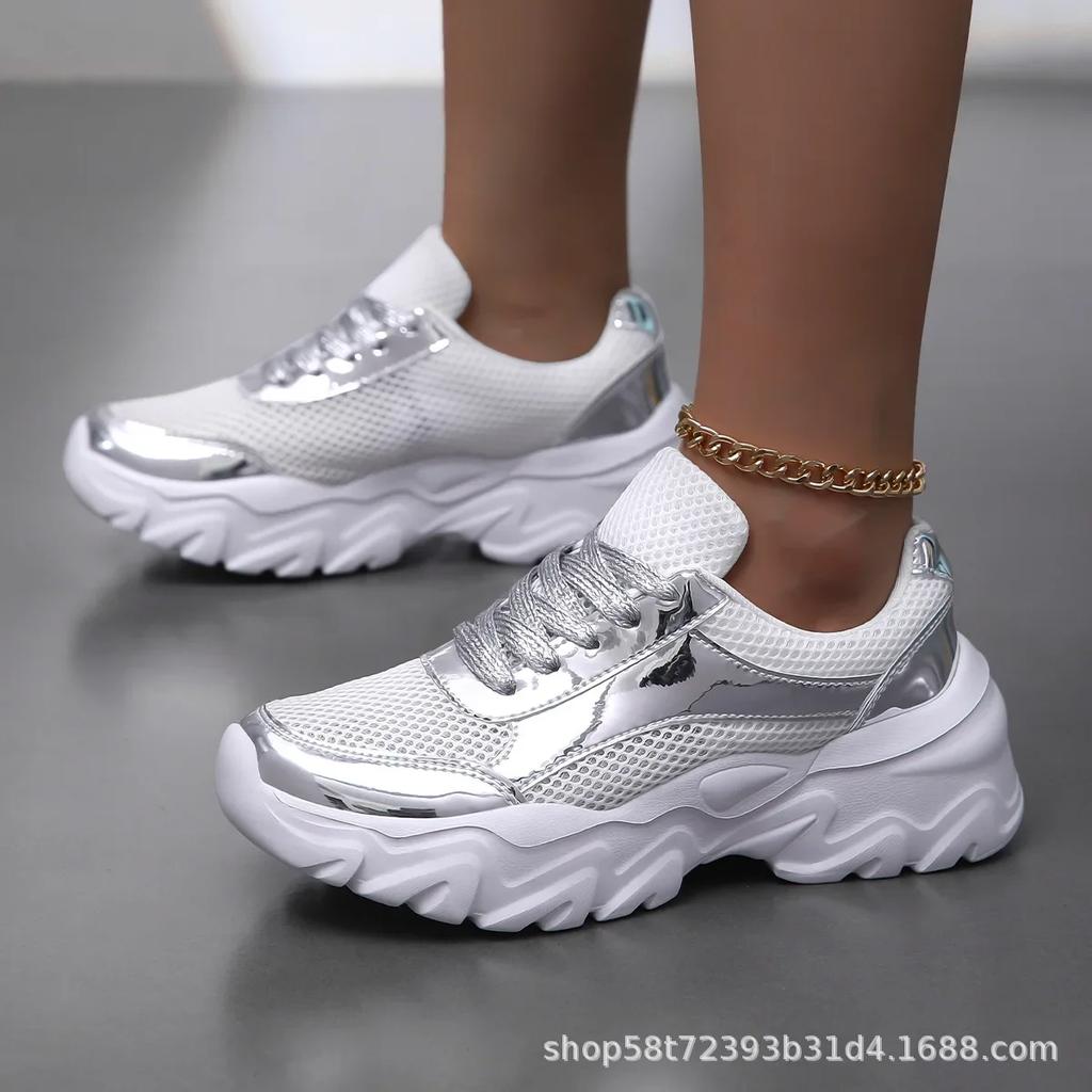 Women Versatile Outdoor Walking Shoes Lightweight  Polyurethane Insole Synthetic Upgraded Flat Bottom Da Zapatillas De Mujer