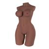 Half body without arms brown big breasts silicone real touch sex doll realistic breasts adult toy masturbator