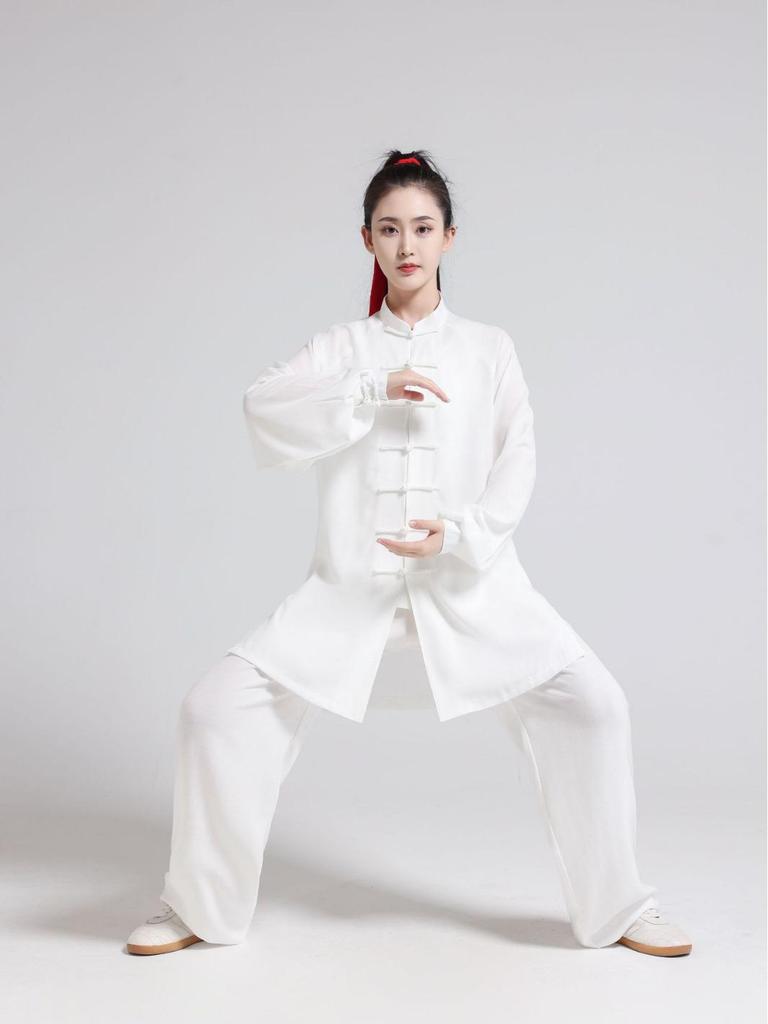 Royal Cheng Baumwolle Leinen Tai Chi und Wushu Aufführungsuniform für Damen und Herren - Frühling/Sommer Stil