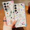 Colorful Flowers Pattern Phone Case For Samsung Galaxy S26 S25 S24 S23 Ultra S22 Plus S21 S24 S25 FE Clear Shockproof Soft Cover