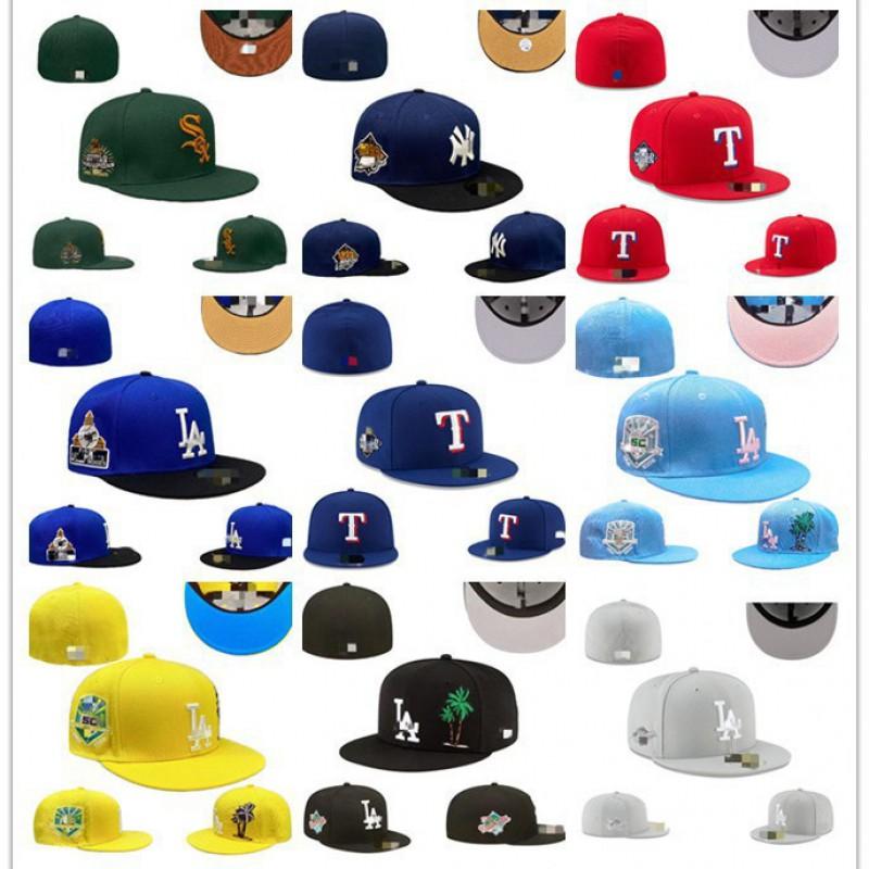 LA Dodgers Baseball Cap Unisex Embroidered Flat Brim Hip Hop All Sizes
