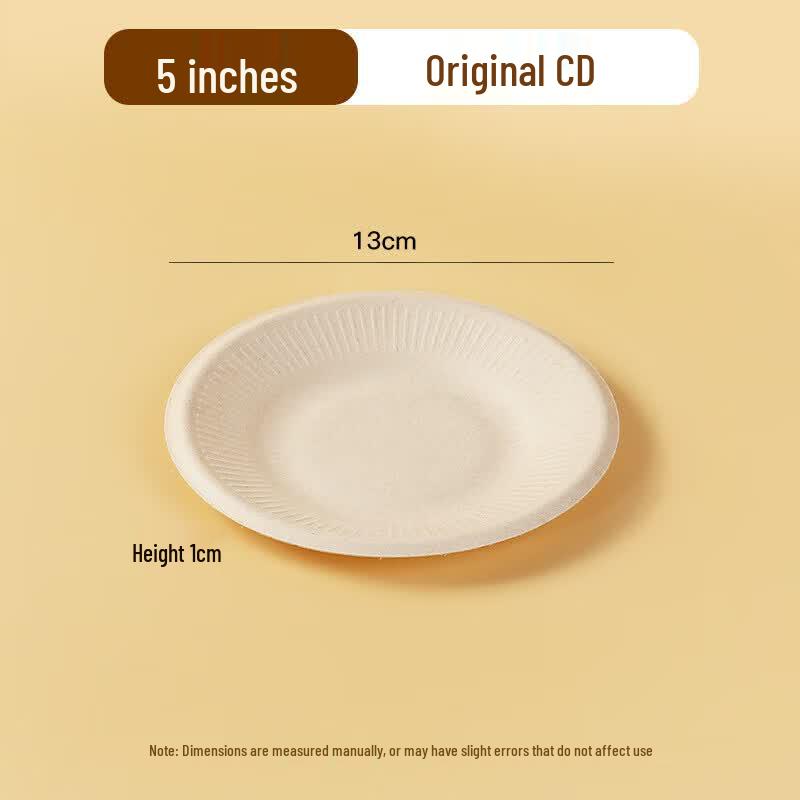 Biodegradable Disposable Paper Plates