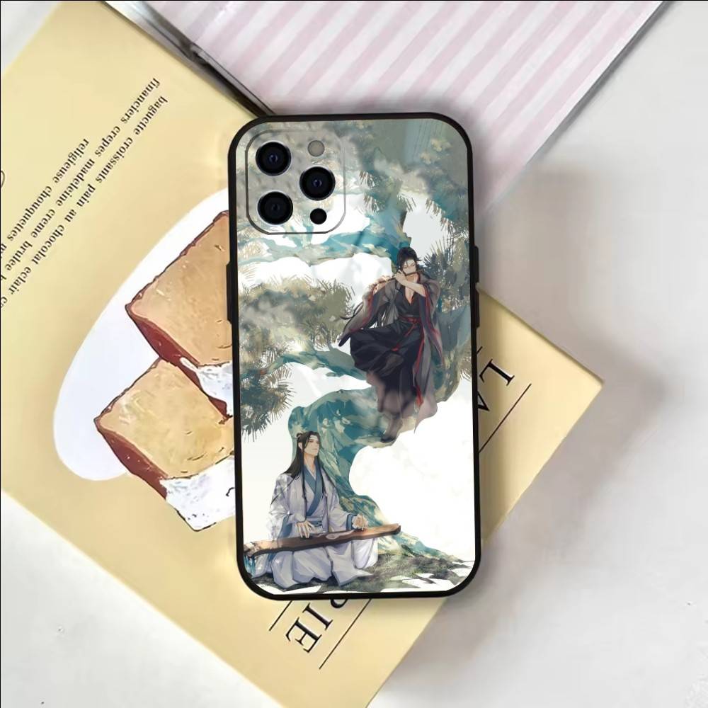

Mo Dao Zu Shi Phone Case For iPhone 17,16,15,14,13,12,11 Plus,Pro Max,Soft Silicone Black Cover iPhone17PRO