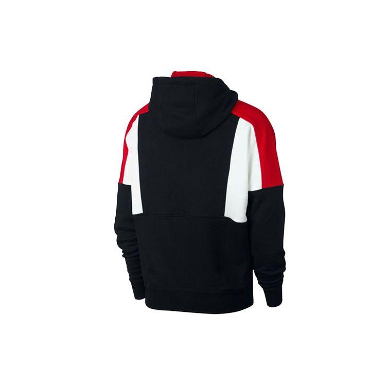 Nike Sportswear NSW Reversible Splicing Contrast Color Full-Zip Hooded Windbreaker Jacket Men's Black AQ2066-010