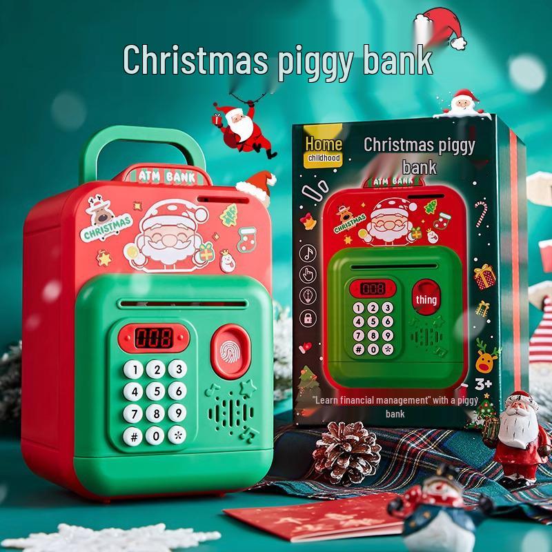 Password Coin Counting Money Jar: 2025 Kids' Savings Gift with Removable Lid