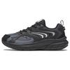 Women's Qianxi Retro Chunky Dad Shoes Black Dark Grey Silver 922345599-4