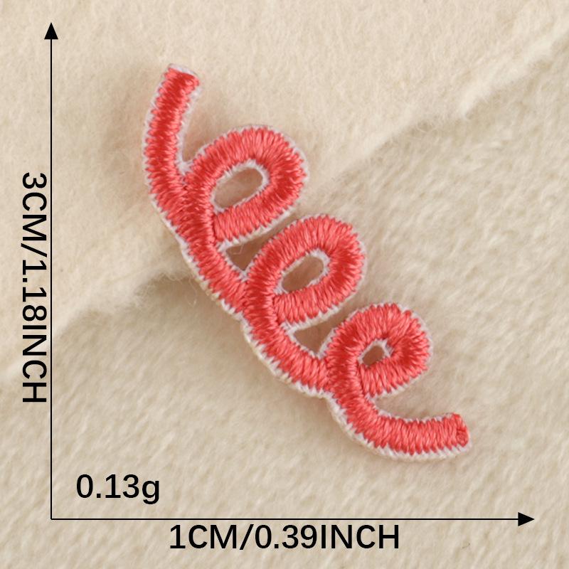 Original Cartoon Embroidery Patch: Korean Wappen Telephone Line Candle DIY Cloth Accessories Sticker