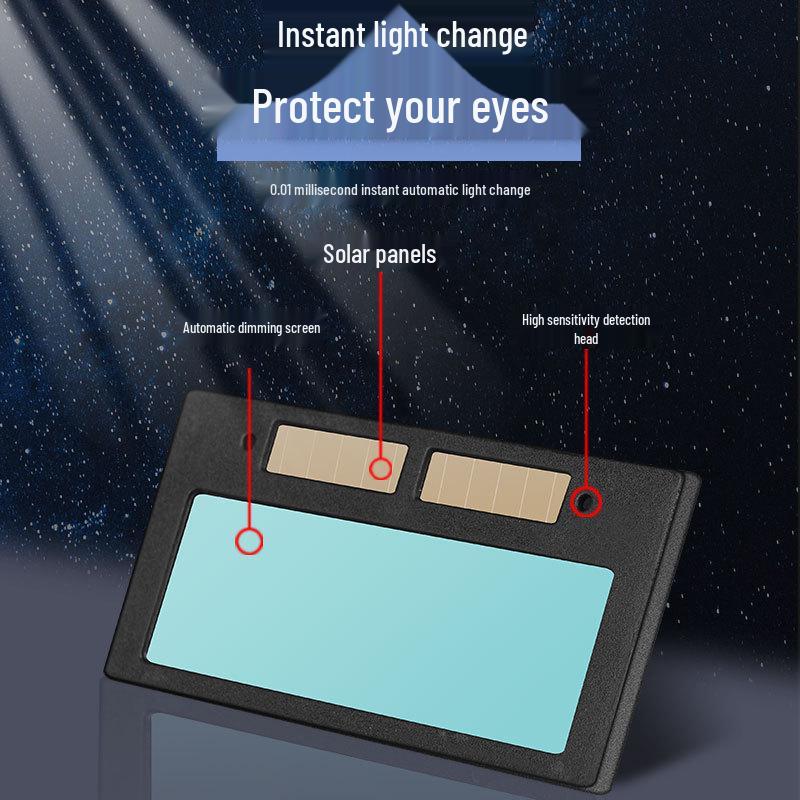 Selbstabdunkelnde Schweißmaske mit Verbrühungs- und Blendschutz