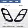 AA92-For C-Class W206 C200 C260 C300 + AMG Car Tail Throat Exhaust Pipe Muffler Tip Cover ABS