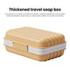 Soap Portable Bar Holder with Cover 2Pcs Travel Soap Container with Filter Hole
