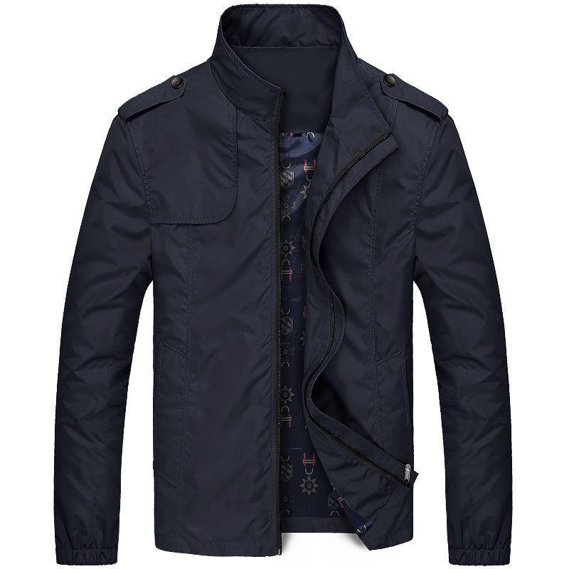 Men's Jacket Men's Spring and Autumn Casual Korean Version Handsome Pilot Jacket Men's Clothing