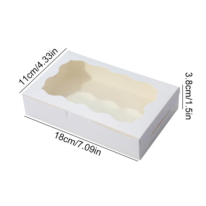 10Pcs/Pack Cardboard Wrap Box Packaging DIY Food Paper Mother's Day Birthday Party Gift Boxes Candy Packaging Boxes