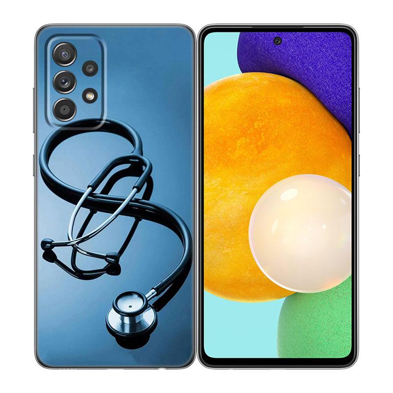 Doctor Nurse Health Phone Case For Samsung A04 A21 A30 A50 A52 S A13 A14 A22 A23 A32 A53 A73 5G A11 A12 A31 A33 A51 A70 A71 A72