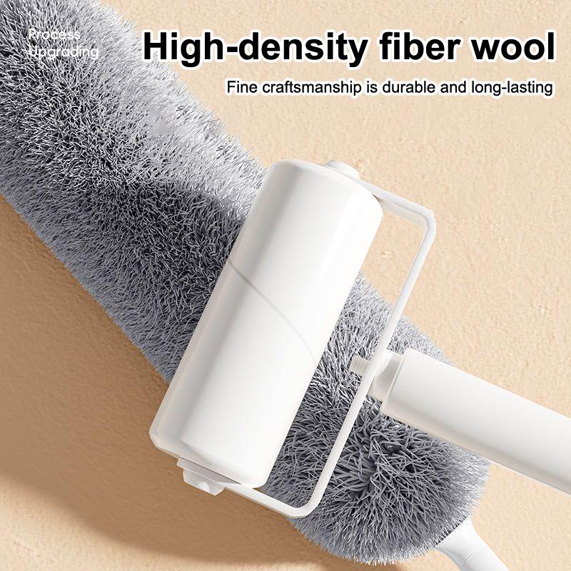 280cm Dust Dusters With Extension Pole Retractable Dust Removal Brush Microfiber Dusting Brush Reusable Ceiling Cleaning Tool