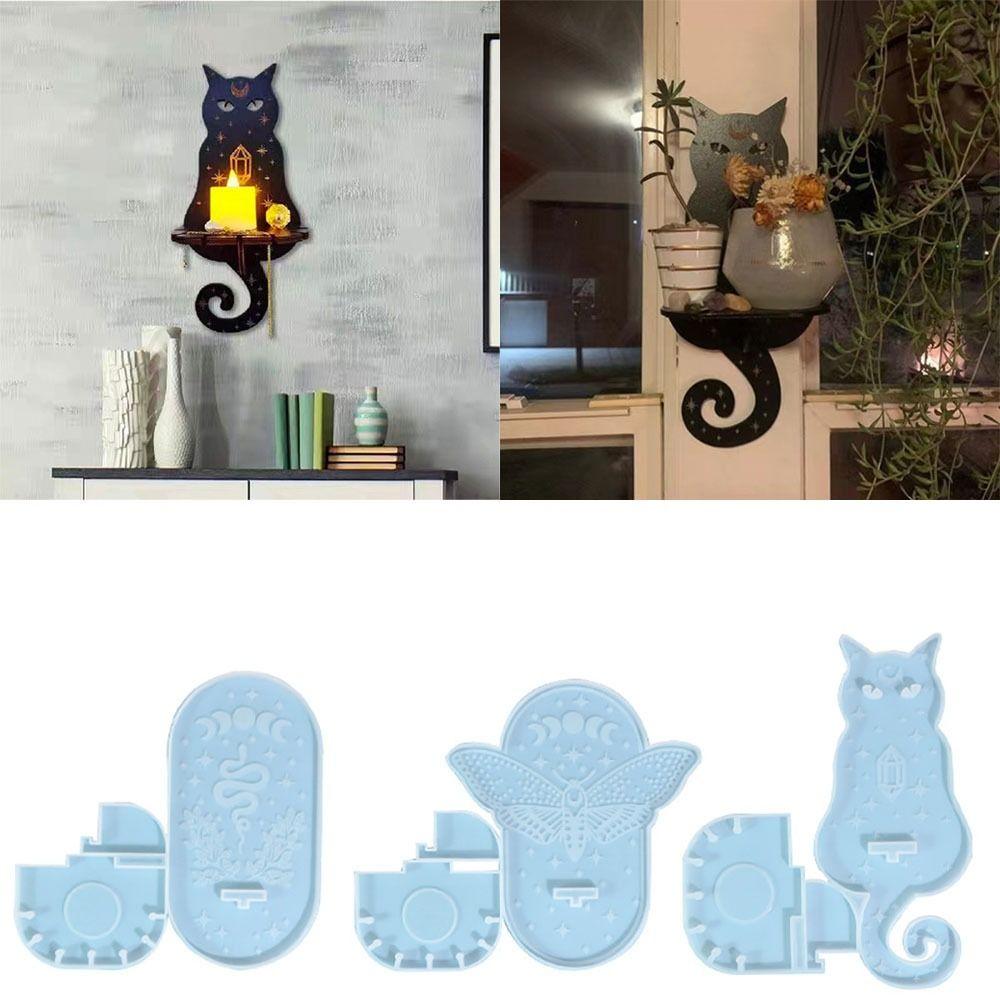 

Эпоксидная смола, гипс, цемент, настенные подвесные инструменты ручной работы, форма для подсвечника, дома