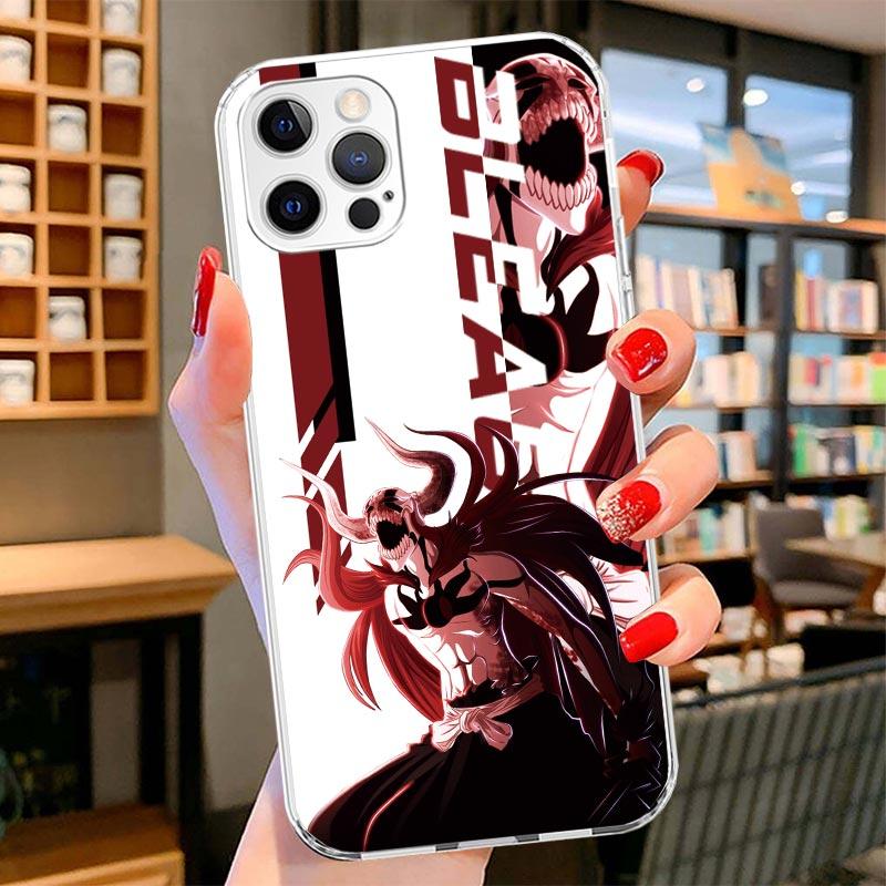 

Чехол для телефона Bleach Ичиго Кенпачи Аниме для iPhone 16 17 Air 15 14 Pro Max 16E Чехол для телефона 13 Mini 12 11 7 SE 8 Печать Patte iPhone 16
