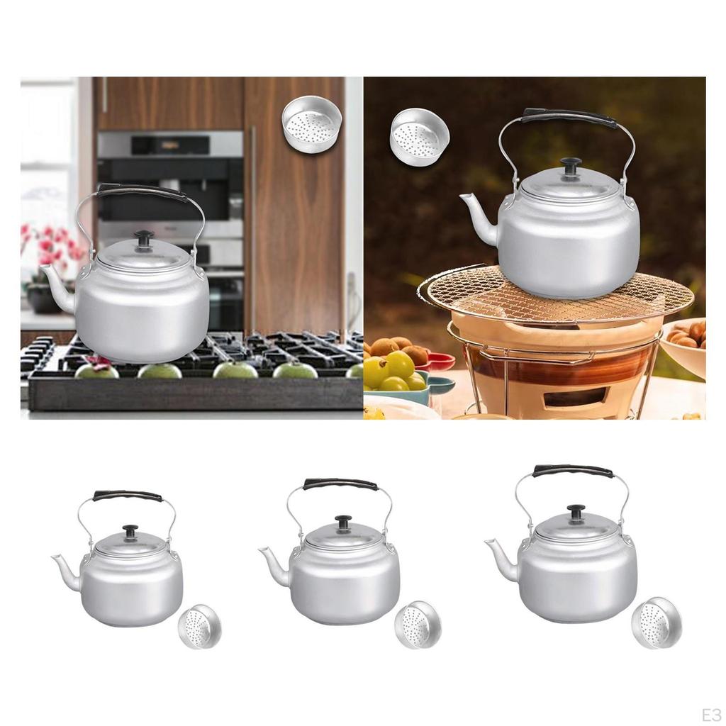 Stovetop Tea Kettle Aluminum Pot Fast Boiling Ergonomic Handle Kitchenware Teakettle with
